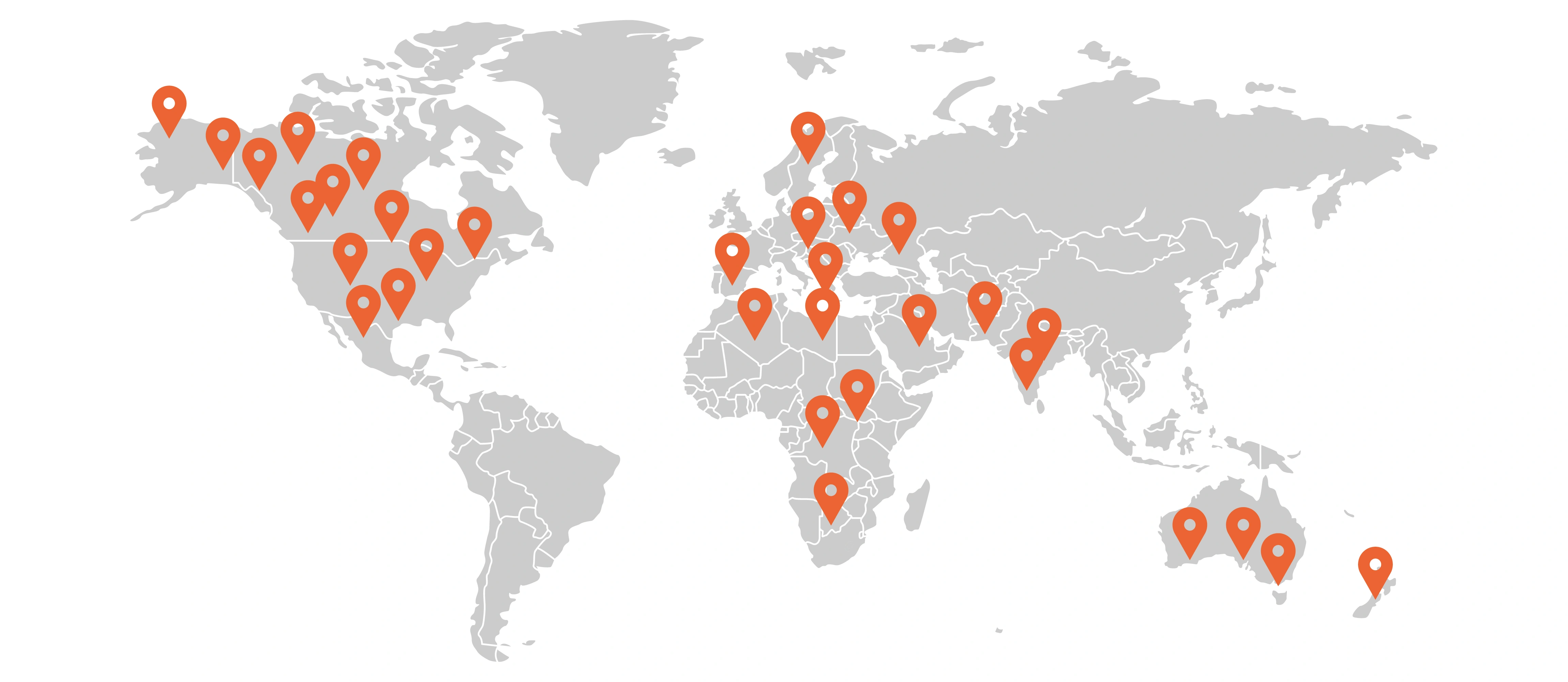 Regions Served Map